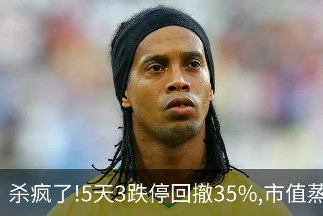 杀疯了!5天3跌停回撤35%,市值蒸发超43亿，8.6万股民全套！